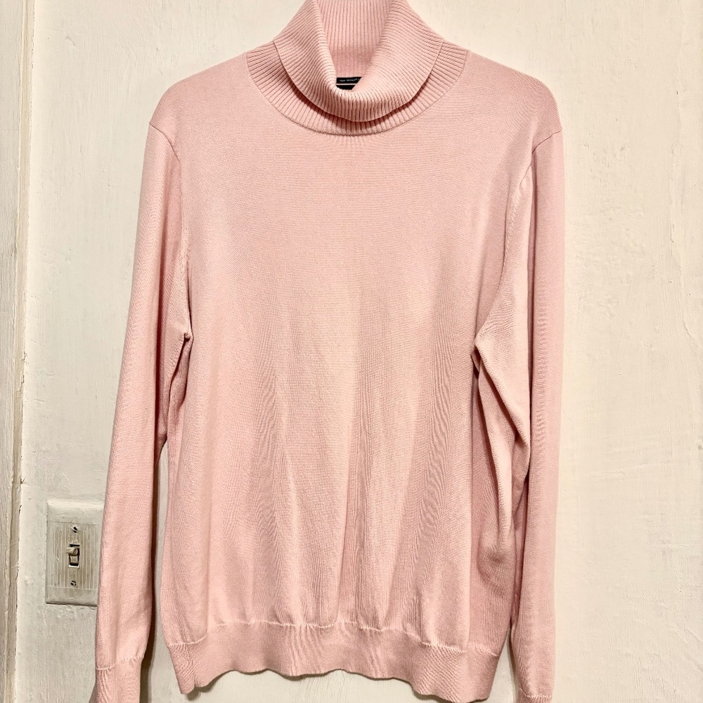 Landen’s Pink Turtle Neck Sweater